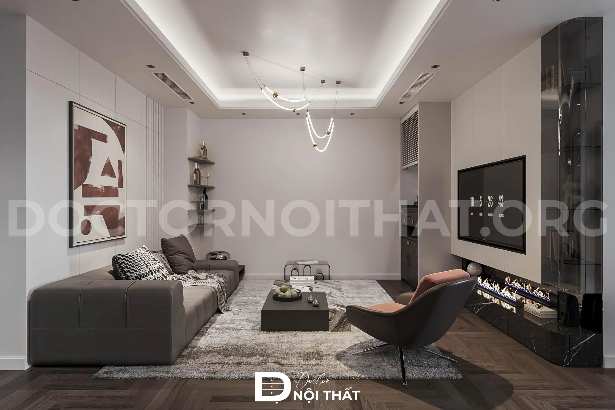 Xác định diện tích phòng khách chính xác trước khi thiết kế nội thất