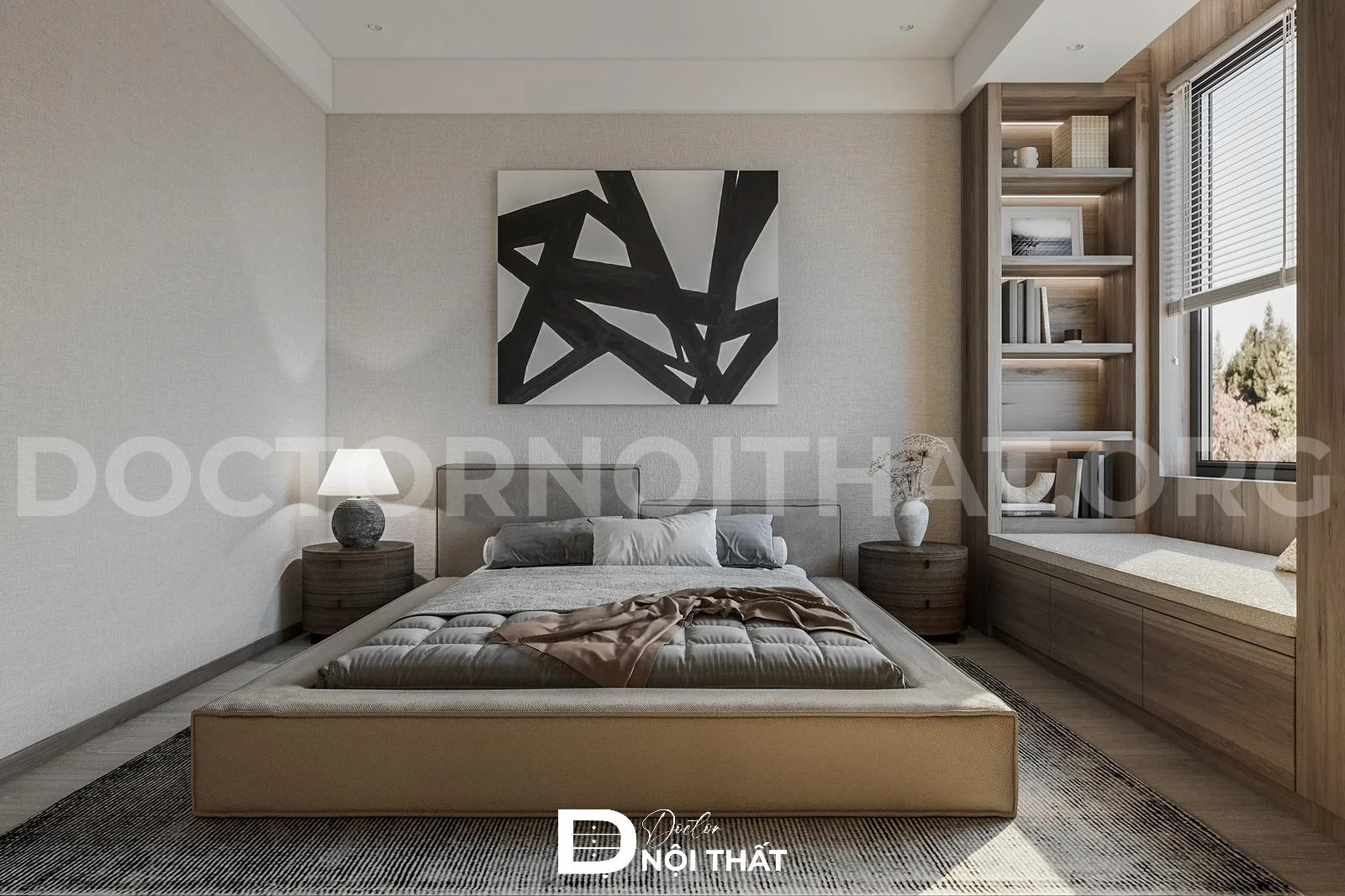 Đảm bảo phòng ngủ cần có cửa sổ để đón ánh sáng tự nhiên ấm áp