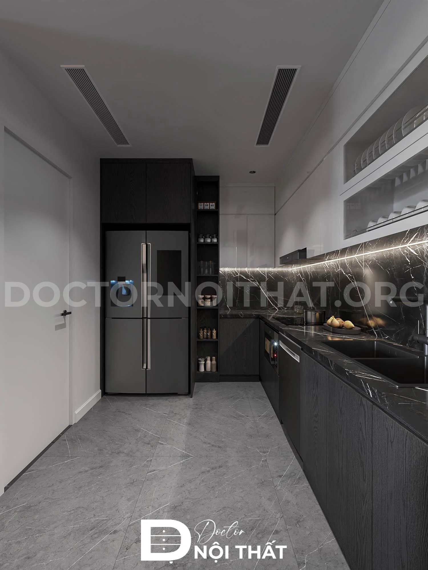 Thiết kế và thi công nội thất chung cư The Prime cho anh Mạnh - Ảnh 4